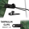 pack of 10 tarpaulin clamps/clips screw down holders replacement eyelets