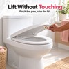 Cat Paw Toilet Seat Lifter Handle – 4 Pack Self-Adhesive