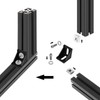 Aluminium Profile Angle Mounting Material, 30 x 30 Mounting Material