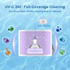 Zyntieu Portable Pacifier Sanitizer, UV Light Sanitizer Box, 99.99% Cleaned