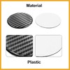 Partuto 4pcs 60mm Car Wheel Center Hub Cap Sticker Emblem