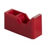 JAM PAPER Colorful Desk Tape Dispensers - Red - Sold