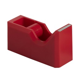 JAM PAPER Colorful Desk Tape Dispensers - Red - Sold Individually
