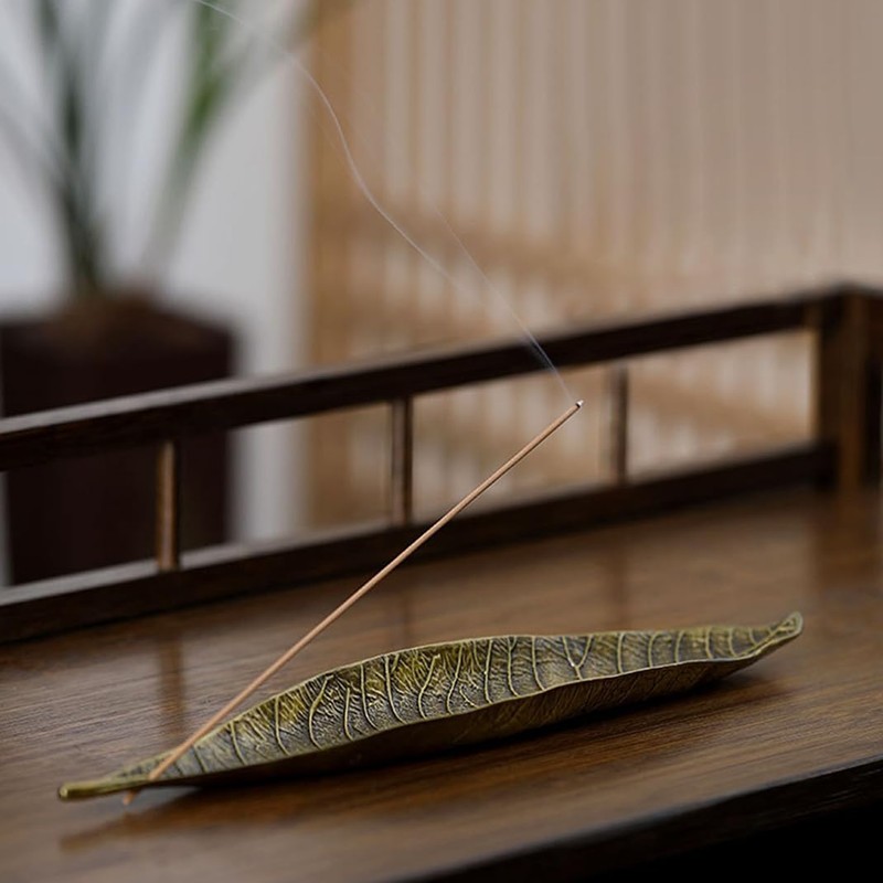 DIYBravo Incense Stand, Altar Plate, Includes 30 Incense, Backflow Incense,