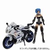 Doyusha GSX-R1000 Suzuki Diecast Motorcycle 1/12 White Finished Product
