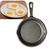 Small Frying Pan Cast Iron Handle Desing Nonstick Mini Sizzling
