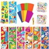 48Pcs Back to School Bookmarks Craft for Preschool Kids,DIY First