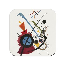 Cork Coasters - Wassily Kandinsky Art Contemporary Artwork - Set of 6 (95x95mm)