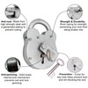Fire Brigade Padlock FB & 2 FB Keys - Galvanised