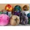 3D Printed - Mechanical Gear Ball Figurine Decor Plastic Smooth:_Red