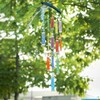 In the Breeze 7026 — Rainbow Textured Tiered Glass Mobile