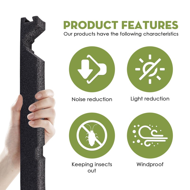 12in Outside Classic Rib Profile Foam Closure Strips for Metal