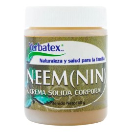 Pomada De Neem Crema Sólida Corporal Frasco De 40g Mentol