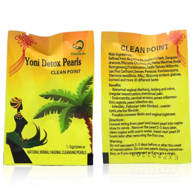3 Yoni Pearls - Intimate Cleanse & Wellness Detox Support