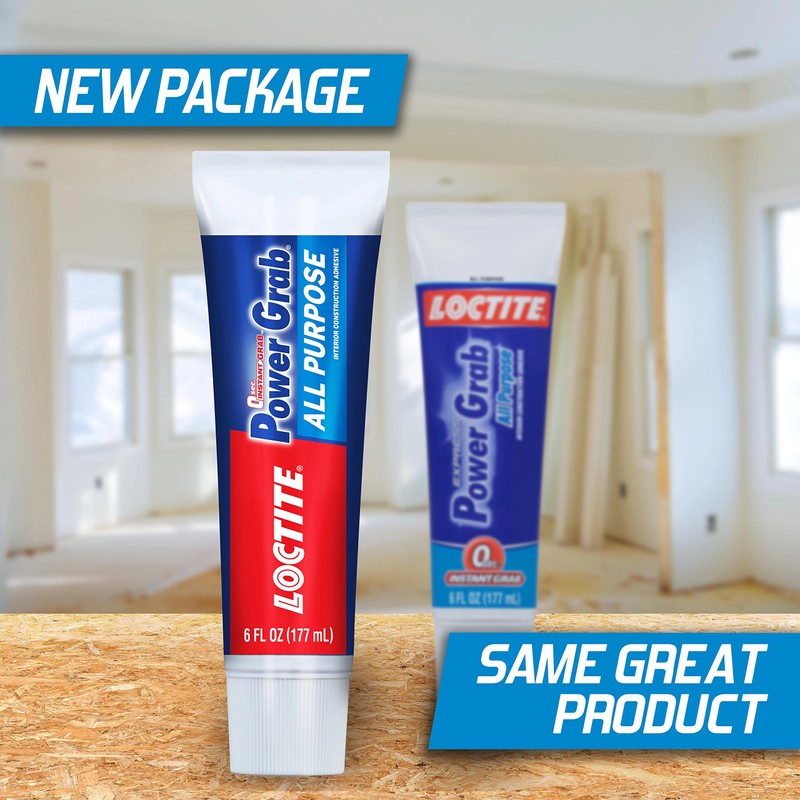 Loctite Power Grab Express All Purpose Construction Adhesive, 6 fl
