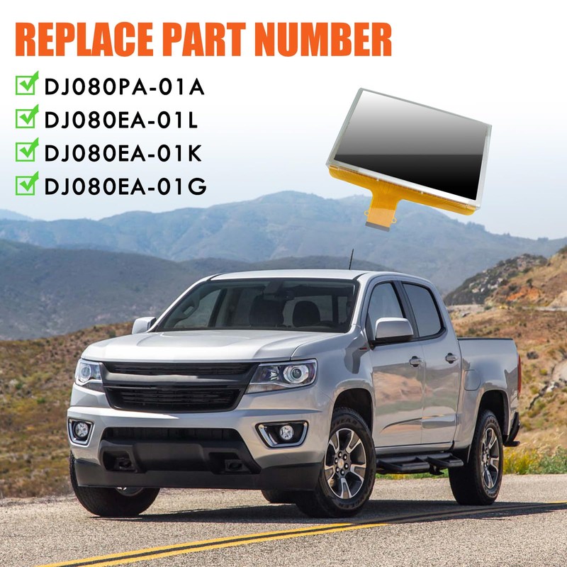 SHUNTALL 8" LCD Touch Digitizer Screen Digitizer Radio Navigation Compatible