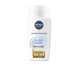 Protector Solar Facial NIVEA SUN Fluido Diario Tono Claro + Antioxidantes Fps50+ 40Ml