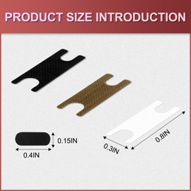 YIMAGUJRX Keyboard PCB Stabilizer Switch Teflon Film Keyboard Stabilizer Switch Pads 20Pcs, Stabilizer Steel Wire EVA Pads 12Pcs(Black