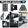 Shimeyao Tongue Jack Stand Bracket Bolt-On Relocation Set Fit for