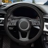 KAFEEK Elastic Stretch Steering Wheel Cover,Warm in Winter and Cool