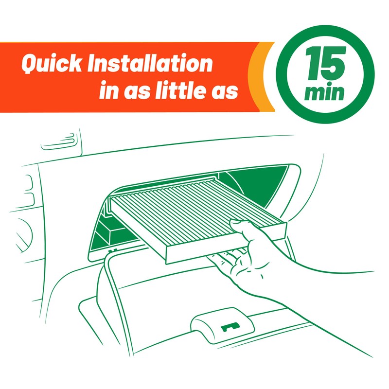 FRAM Fresh Breeze Cabin Air Filter Replacement with Arm &