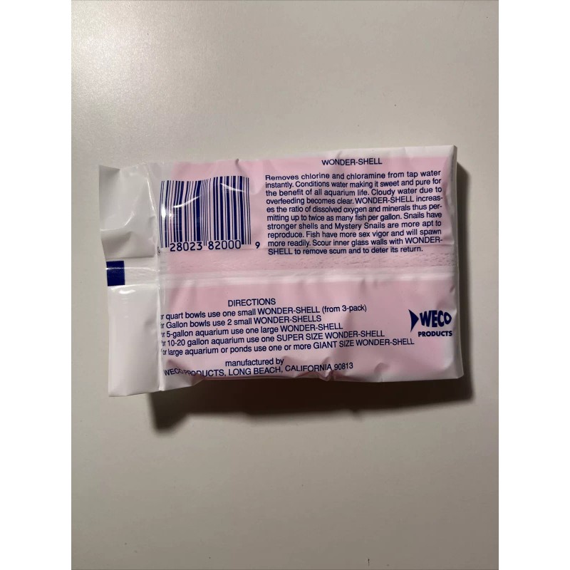 Weco Wonder Shell Natural Minerals Large:Large - For 5 Gallon