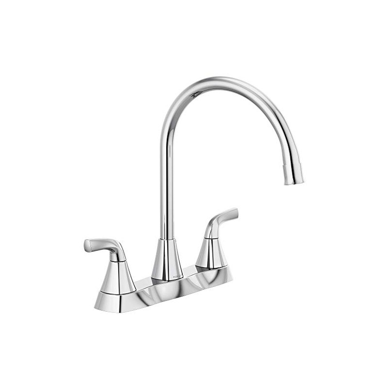 Peerless P2935LF Parkwood Two Handle Kitchen Faucet Deck-Mount, Chrome
