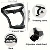 Adjustable Full Coverage Face Shield - 1pc Transparent Plastic Protective