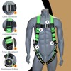 AFP Universal Full-Body Safety Harness with 3 D-Rings, Tongue Buckle