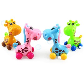 CORHAD Boys and Girls Toys Wind-up Giraffe Rabbit Toys 3 Pack No Parts Smooth for Easter Baskets Parties