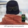 Dpofirs LED Hats, LED Display Screen Smart Hat, Editable Cool