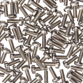 Machine Screws/Bolts A2 Stainless Steel Pozi Pan Head Mch Screw M3 3mm x 8mm (Pack of 100)