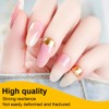 OUDQFCJ Short Nail Covers 240 Pieces Artificial Nails Short Ballerina