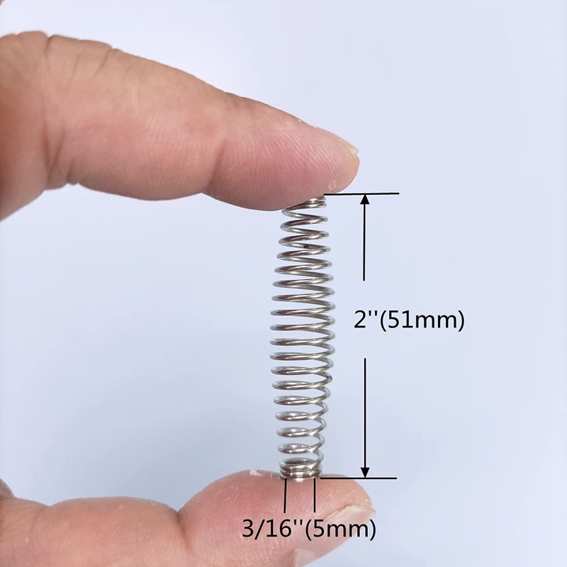 2-PACK Replacement Pruning Shear Spring (Length 2'' / Bore Diameter