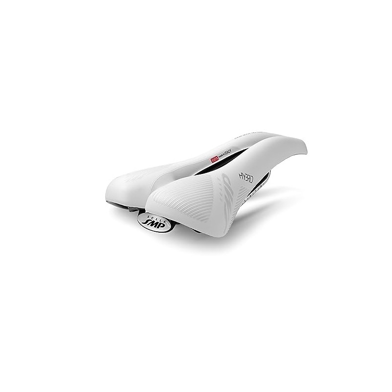 SELLE SMP HYBRID Saddle Matte White HYBRID03-BI