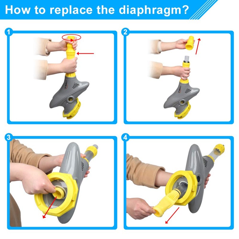 (2024 Upgrade) VINGLI Pool Vacuum Cleaner Automatic Sweeper Swimming Pool