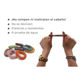 SAFIRIT Ligas para Cabello Elásticas con Distintos Modelos y Colores. (Multicolor2)