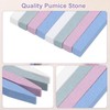 sourcing map 2pcs Pumice Stone Nail File, Pumice Nail Polishing