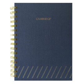 Cambridge WorkStyle Notebook, Lines, 152 Sheets, 8-1/2" x 6-1/2", Blue (590155)
