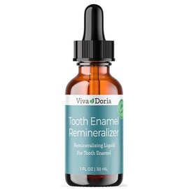 Viva Doria Líquido remineralizante de esmalte dental, protege el esmalte dental y ayuda a mantener las encías sanas 1 fl oz