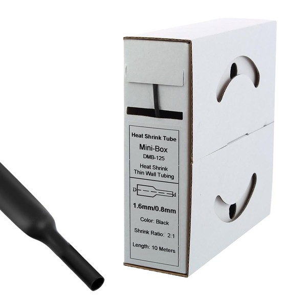 10 m Heat Shrink Tube 1.6 mm to 0.8 mm