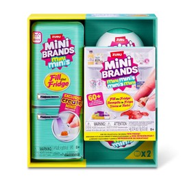 Mini Brands -Fill The Fridge-Series 1-1PK Fill The Fridge PLAYSET S1 and 2PK INT Capsules S1 Combo