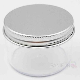 50g Aluminum Empty Cream Jar, Round Cosmetic Container for Travel, Cream Dispenser Mini Cream Container 7ea