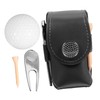 KOMBIUDA 2sets Golf Marker Divot Tool Golf Tee Bag Set