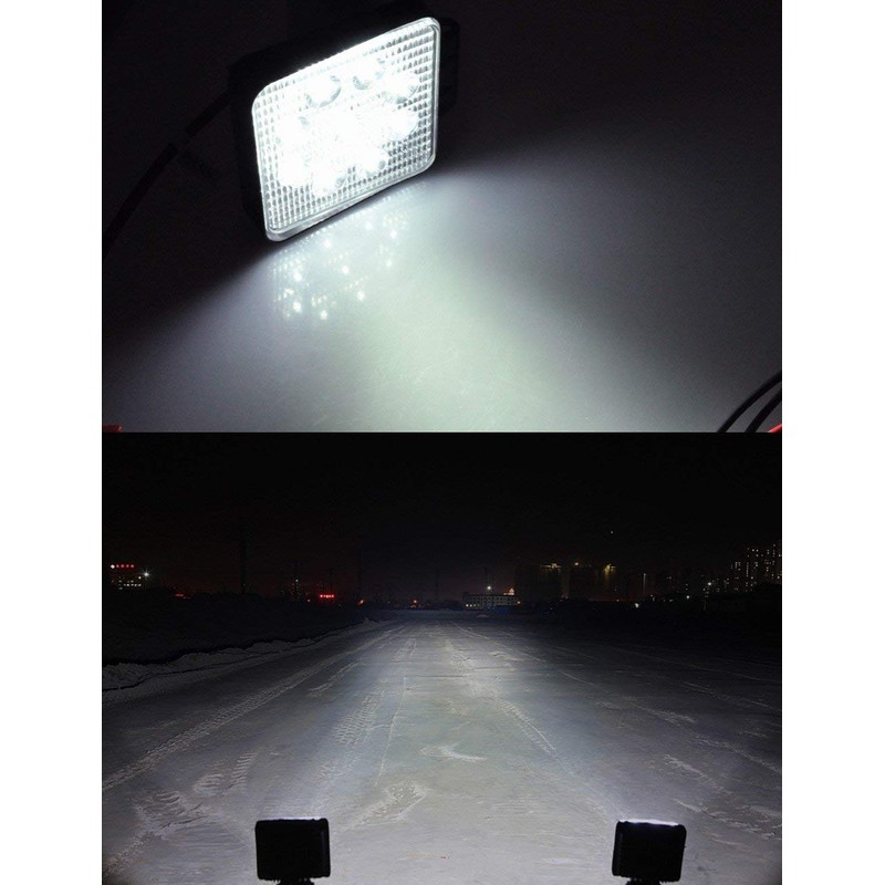 Willpower LED Headlight Offroad 2 Pieces 10 cm 4 Inch