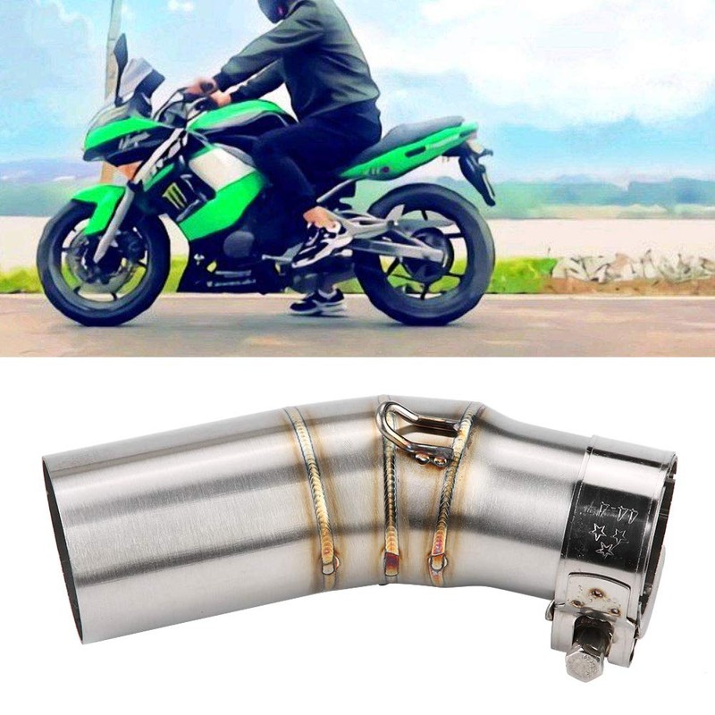 Motorcycle Exhaust Centre Pipe, Stainless Steel Motorcycle Exhaust Pipe, Middle