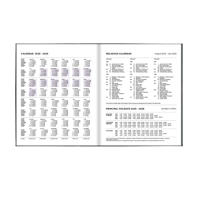 Academic Diary 2025-2026 A5 Week to View by Pirongs |