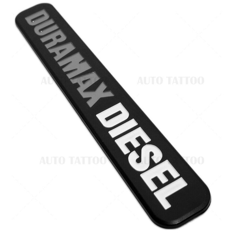 2X 6.6l Duramax Die-sel Allison Emblem Fender Door Hood Tailgate