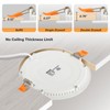 MAILCOS 24 Pack 6 Inch 5CCT Ultra-Thin LED Recessed Ceiling
