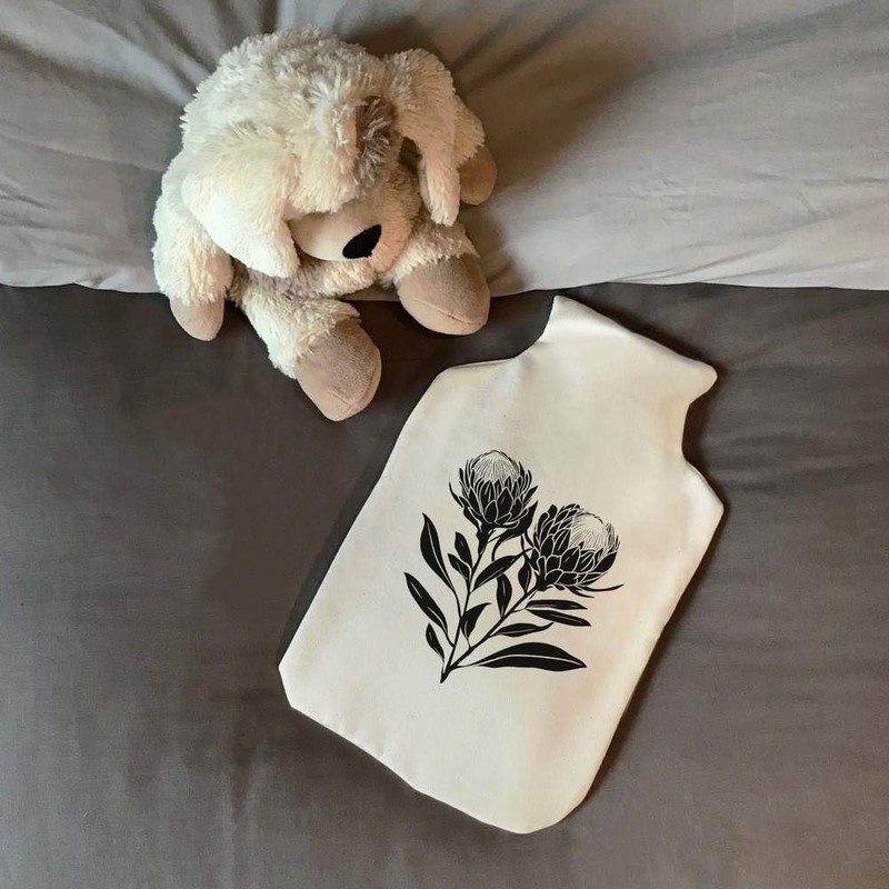 'Protea Flowers' Hot Water Bottle Cover (HW00039451)